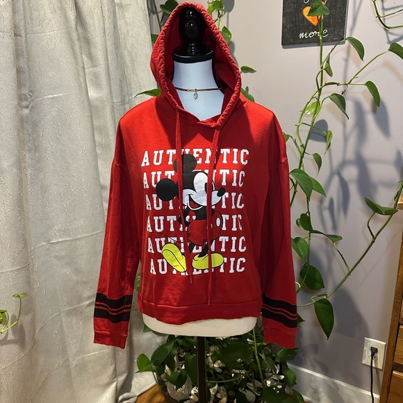 Disney Sweaters - Disney Red Fleece Hoodie
